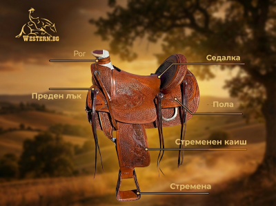 Основни елементи, размери и характеристики на уестърн седлата.
