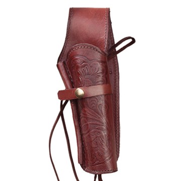 Ръчно гравиран кобур за револвер калибър .45 / Western Express