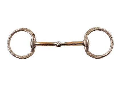 Уестърн транзела с декорация 12.5см.  / METALAB SS Show Snaffle Bit