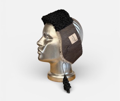 Лента за глава от астраган. Ръчна изработка