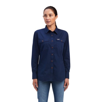 Дамска уестър риза Rebar Washed Twill Work Shirt / Ariat
