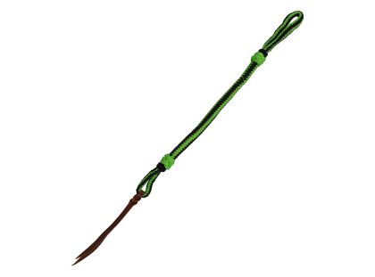 Плетен камшик с кожен накрайник / Umbria Equitazione  