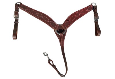 Уестърн нагръдник с декоративни шевове