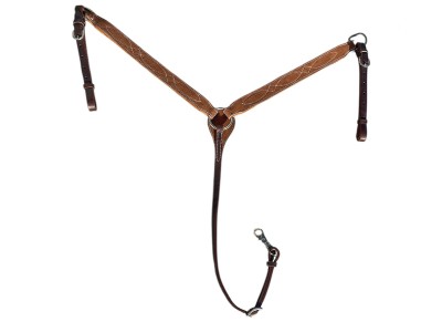 Уестърн нагръдник с декоративни шевове