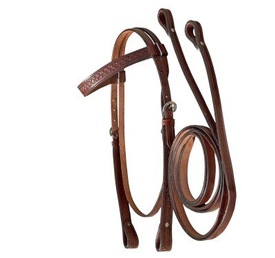 Седло в комплект с юзда, поводи и нагръдник