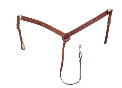 Седло в комплект с юзда, поводи и нагръдник