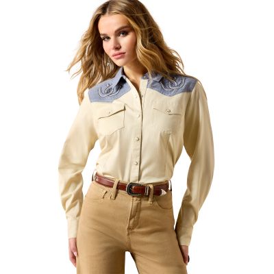 Дамска уестърн риза Horseshoe  / Ariat